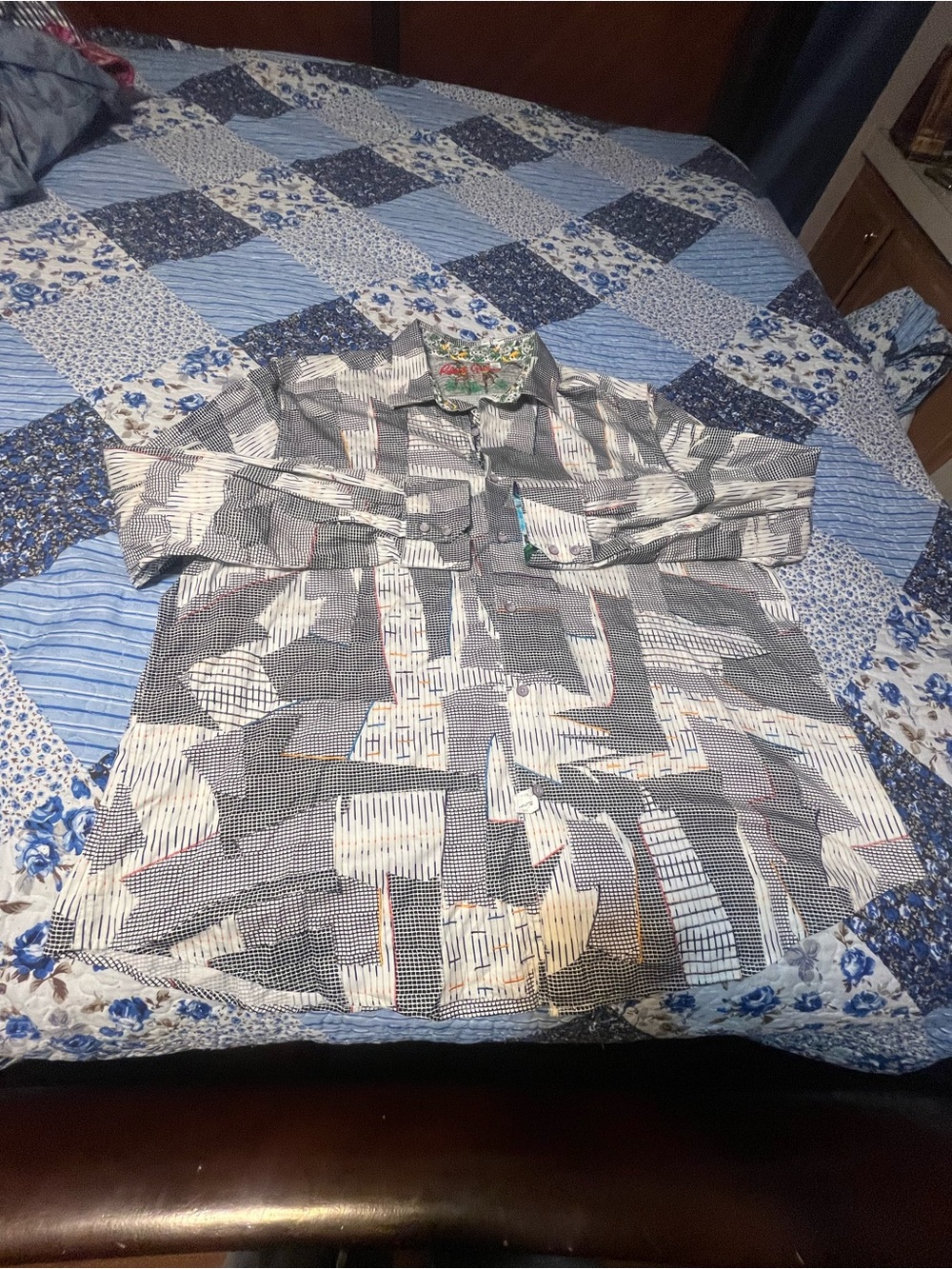 Robert Graham Men’s 4XL Multicolor Button Up Shirt - Picture 2 of 6
